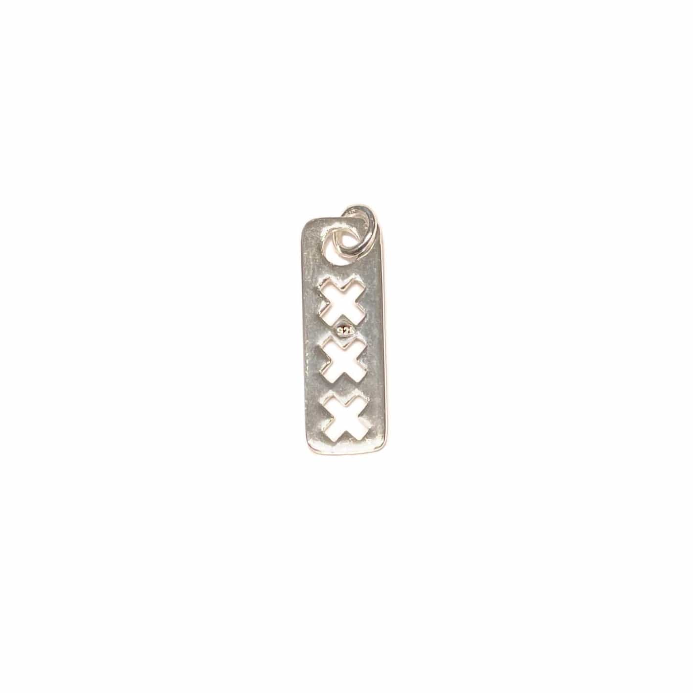 Amsterdam Three Crosses Gold Plated Pendant