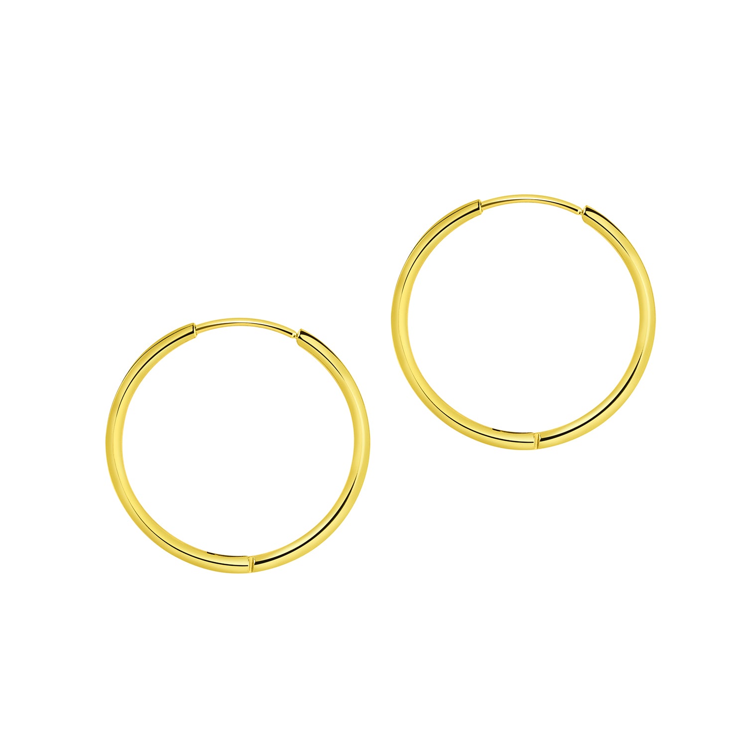 Basic Hoop Earring 20MM - Gold Colored Stainless Steel