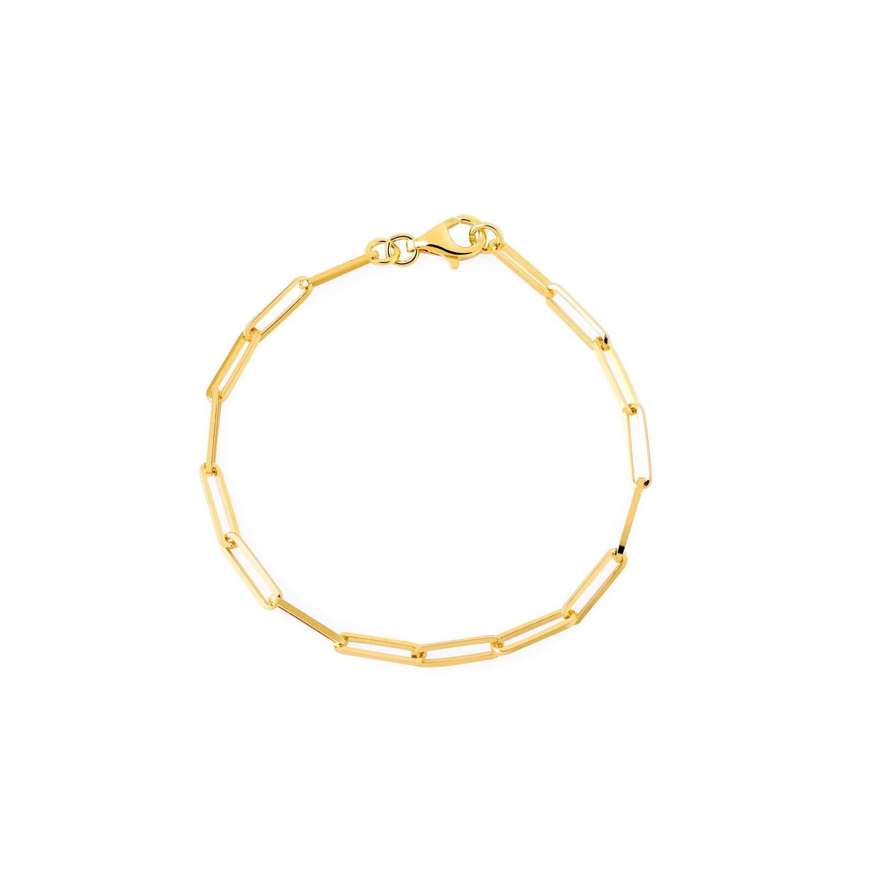 Gold Plated Bracelet Long Link