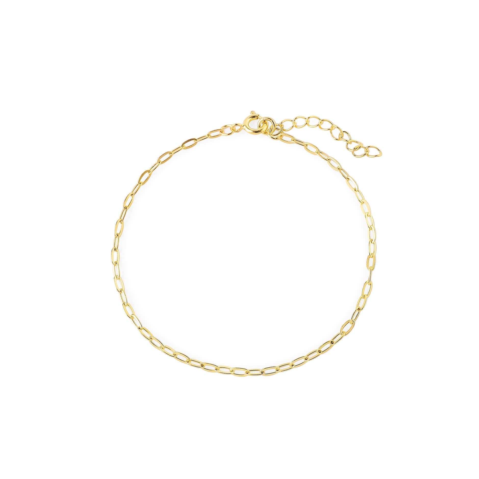 Gold Plated Bracelet Short Link