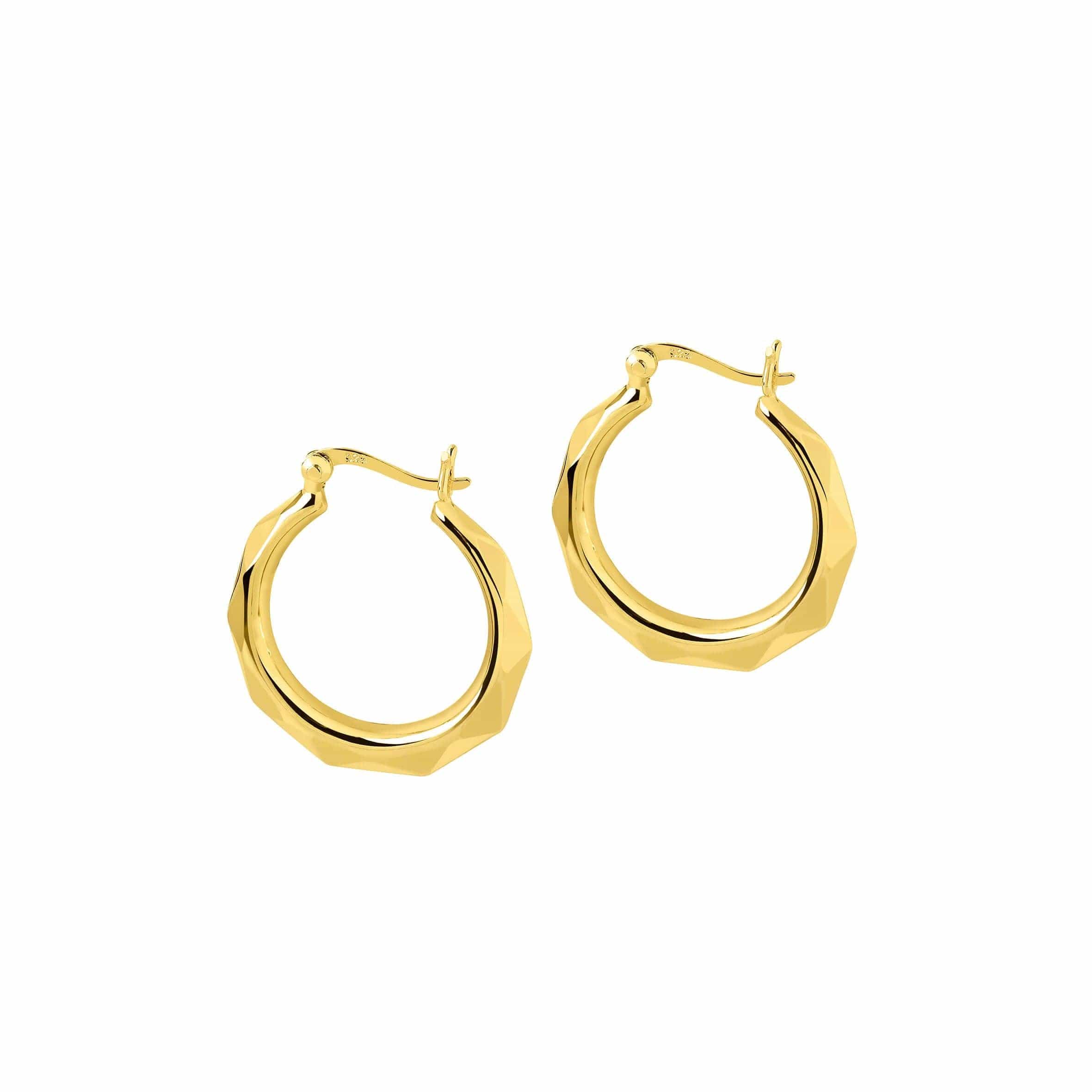 Gold Plated Indian Hoop Earrings Mumbai