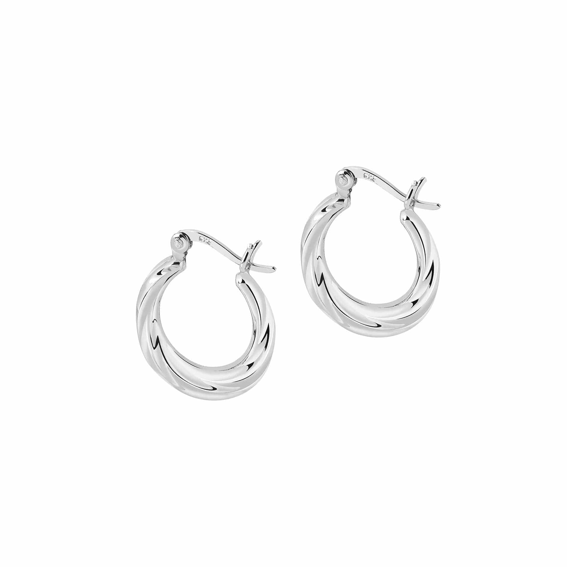 Silver Indian Hoop Earrings New Delhi