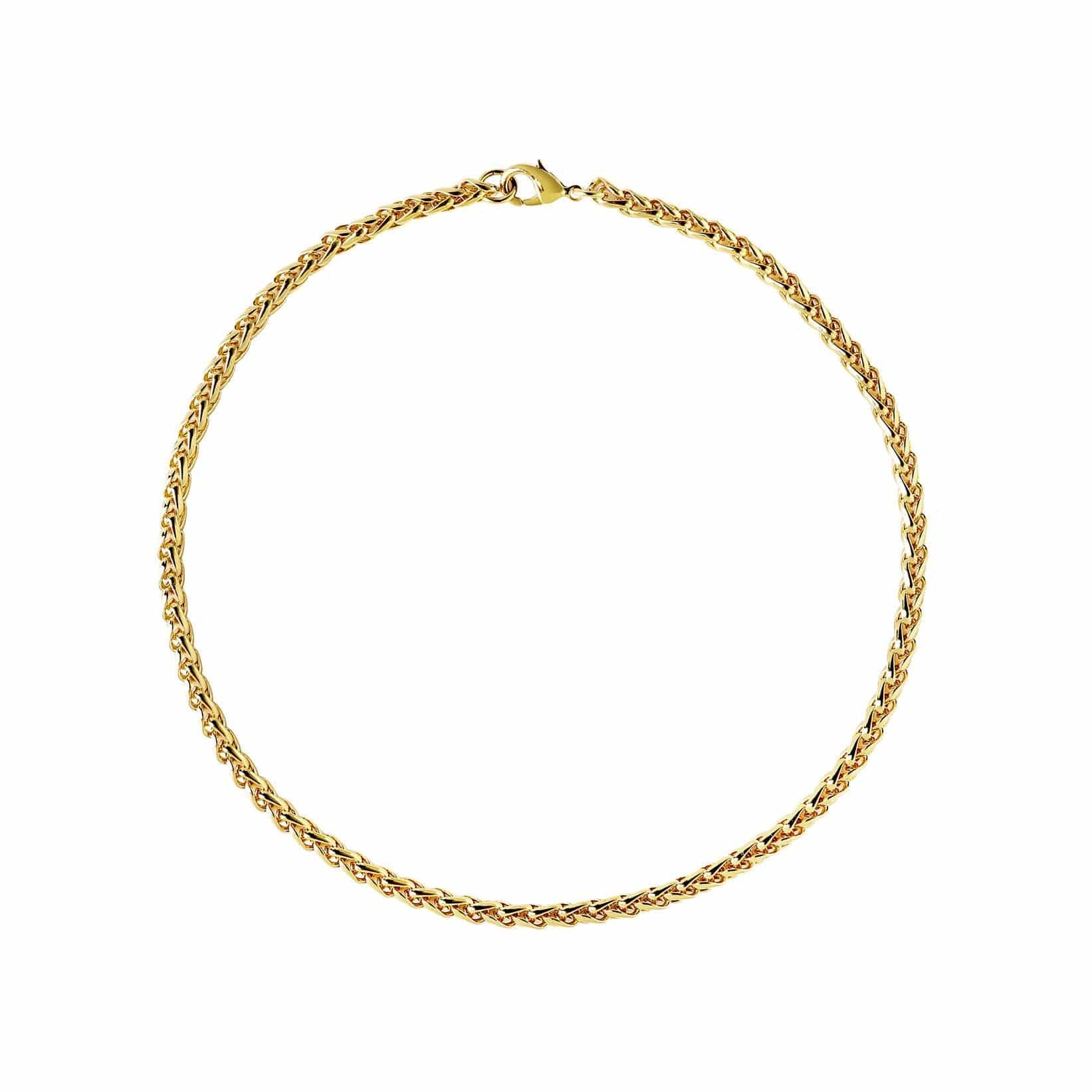 Gold Plated Chunky Chain Necklace - Juulry.com