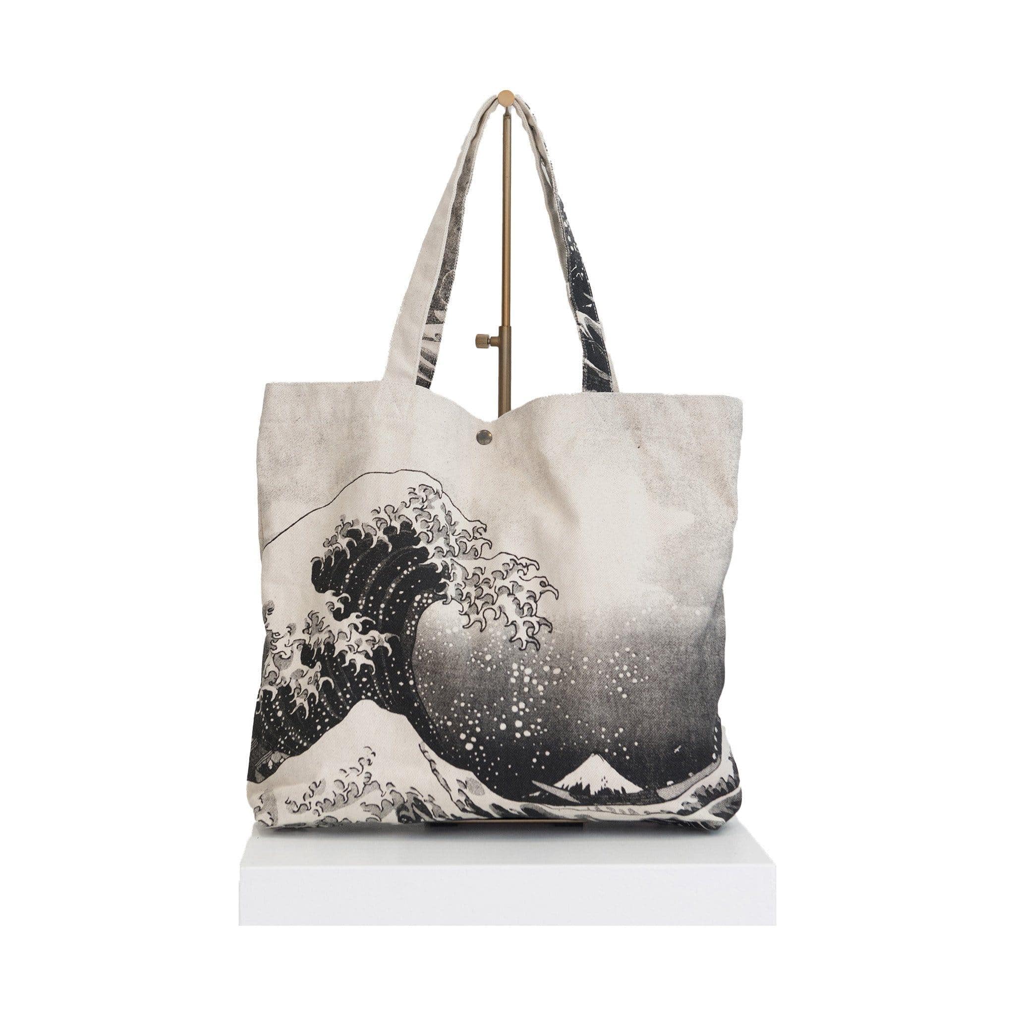 Beachbag The Great Wave off Kanagawa in block print