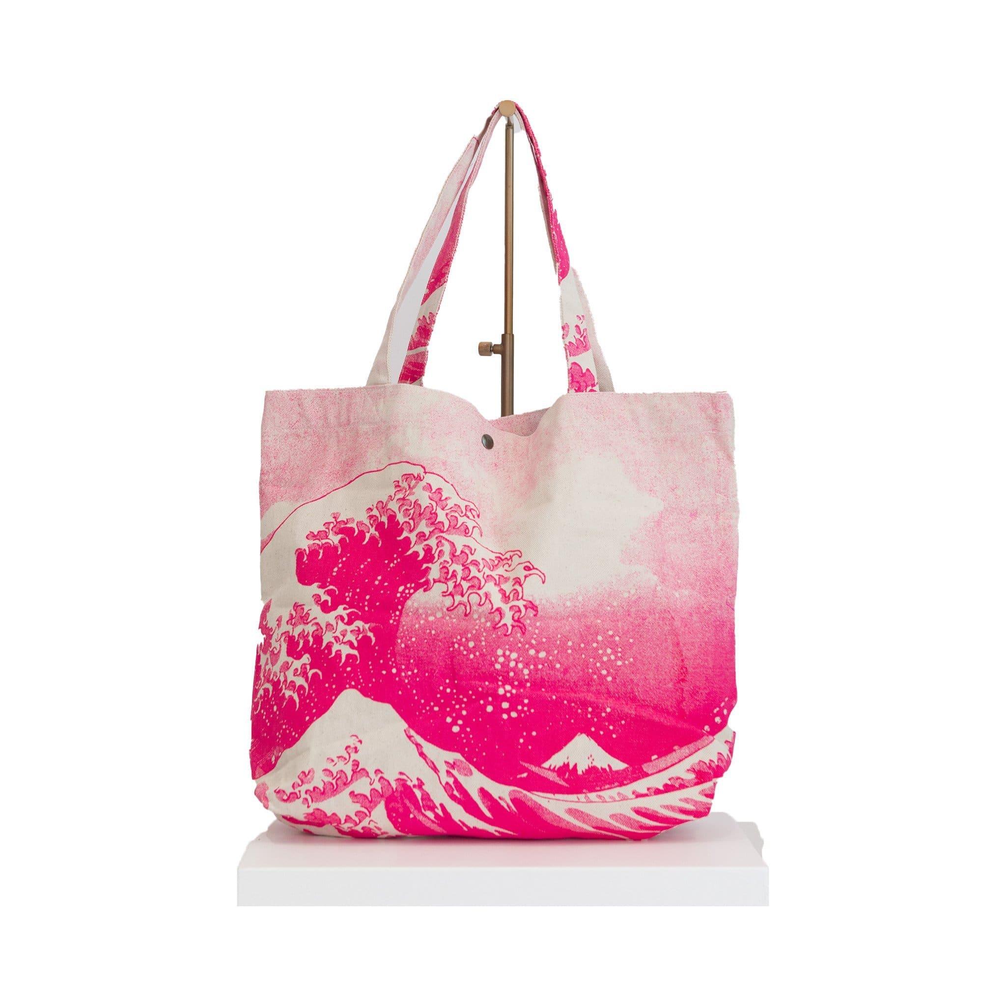 Beachbag wave pink