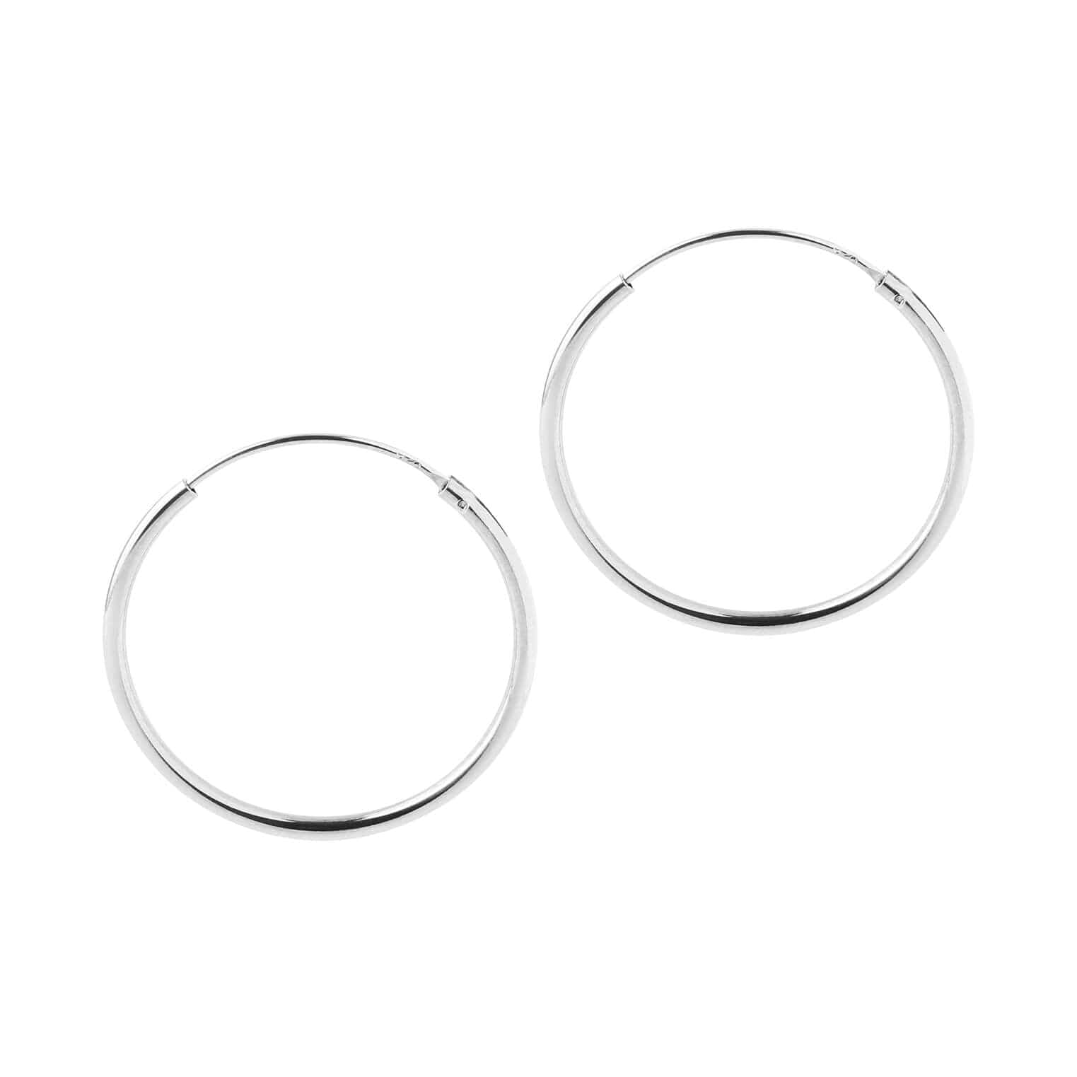 Goud Vergulde Oorringen 25MM 1,5MM