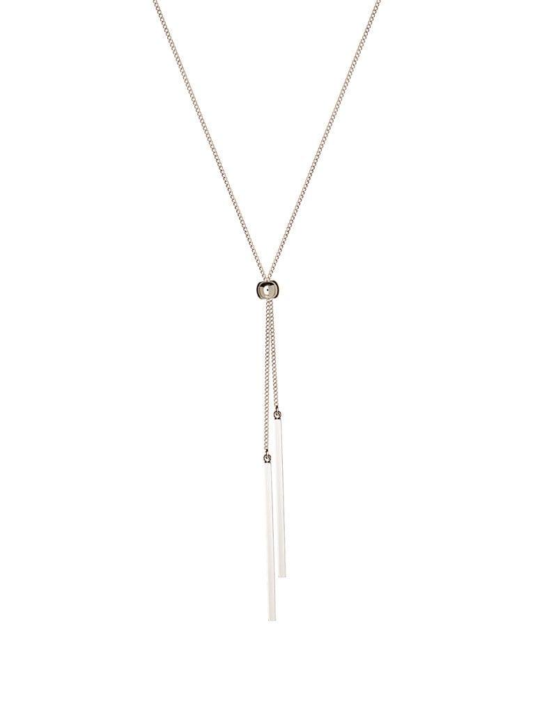 Gold Plated Necklace Ball and Rods