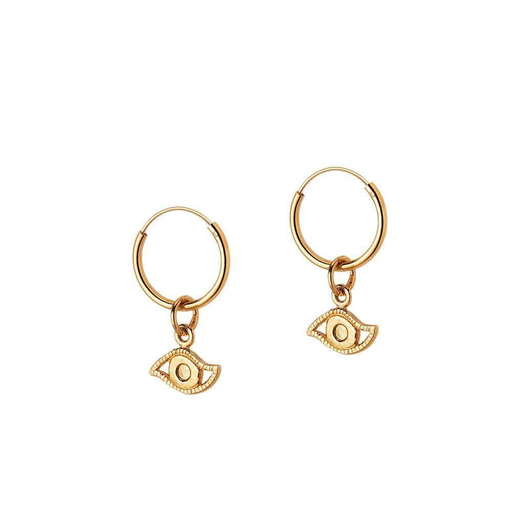gold plated hoop eye 12MM