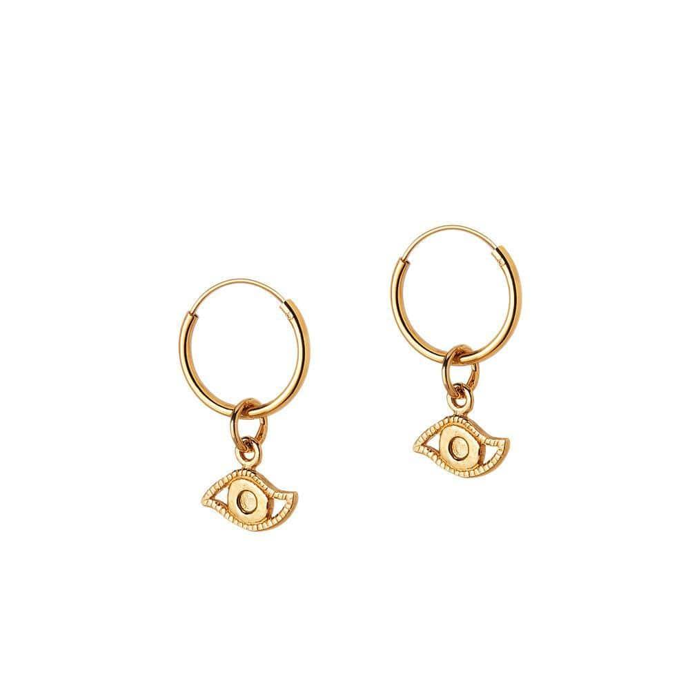 gold plated hoop eye 12MM