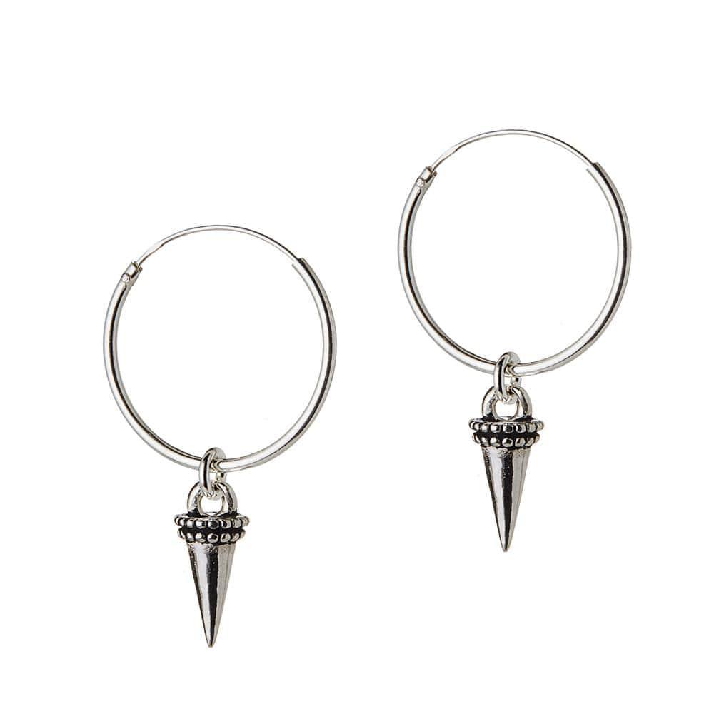 silver hoops horn 18MM