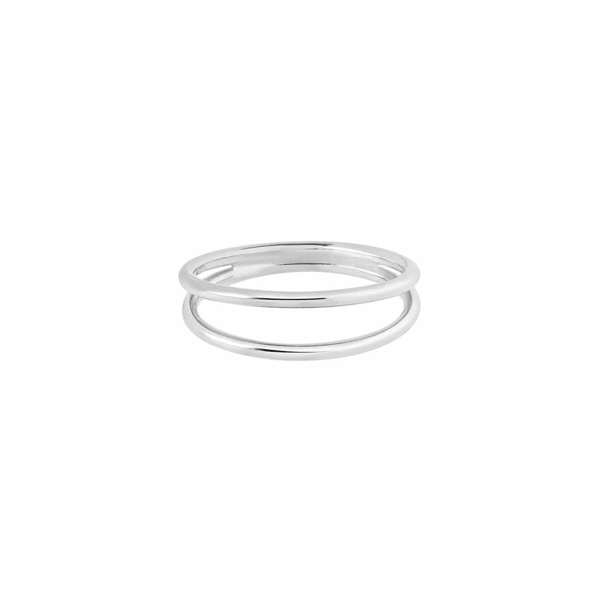 silver open ring