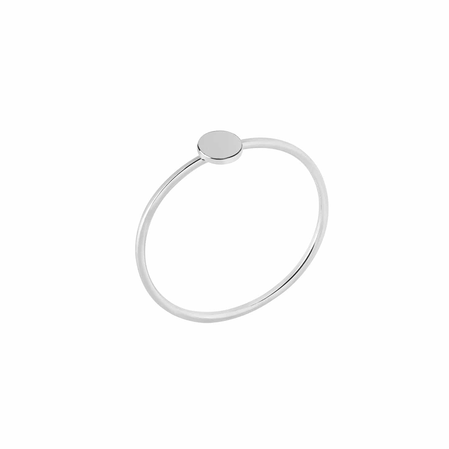 silver ring big circle