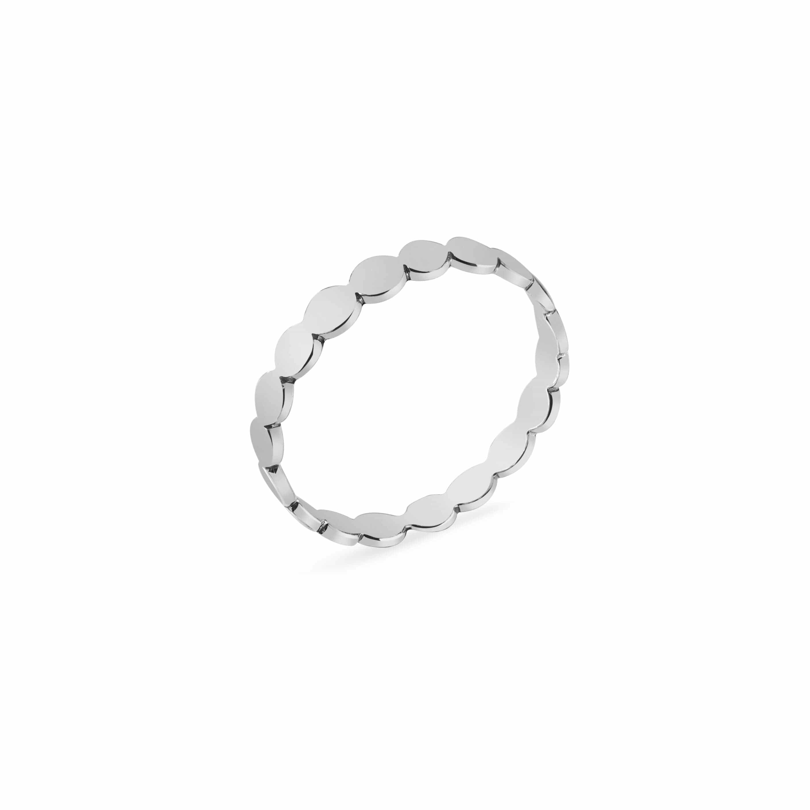 sterling silver multiple rounds ring
