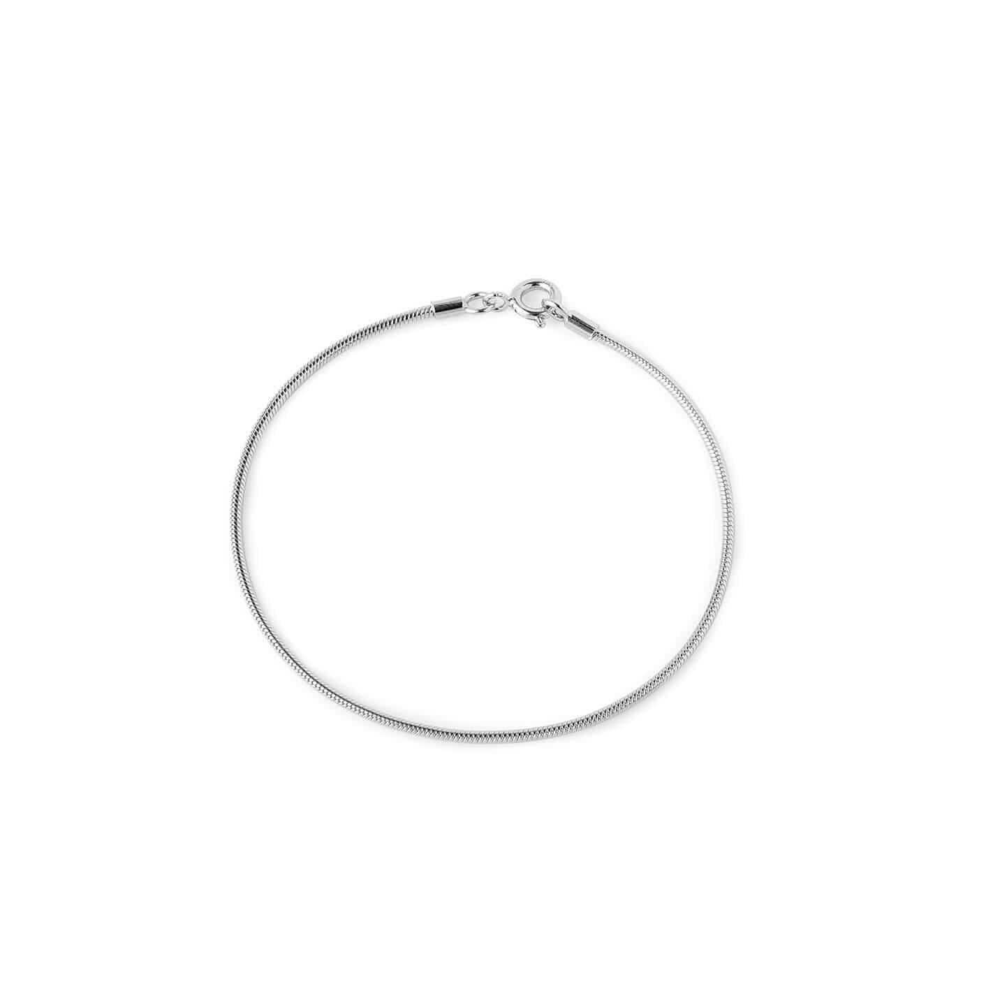 Silver Bracelet Round Link