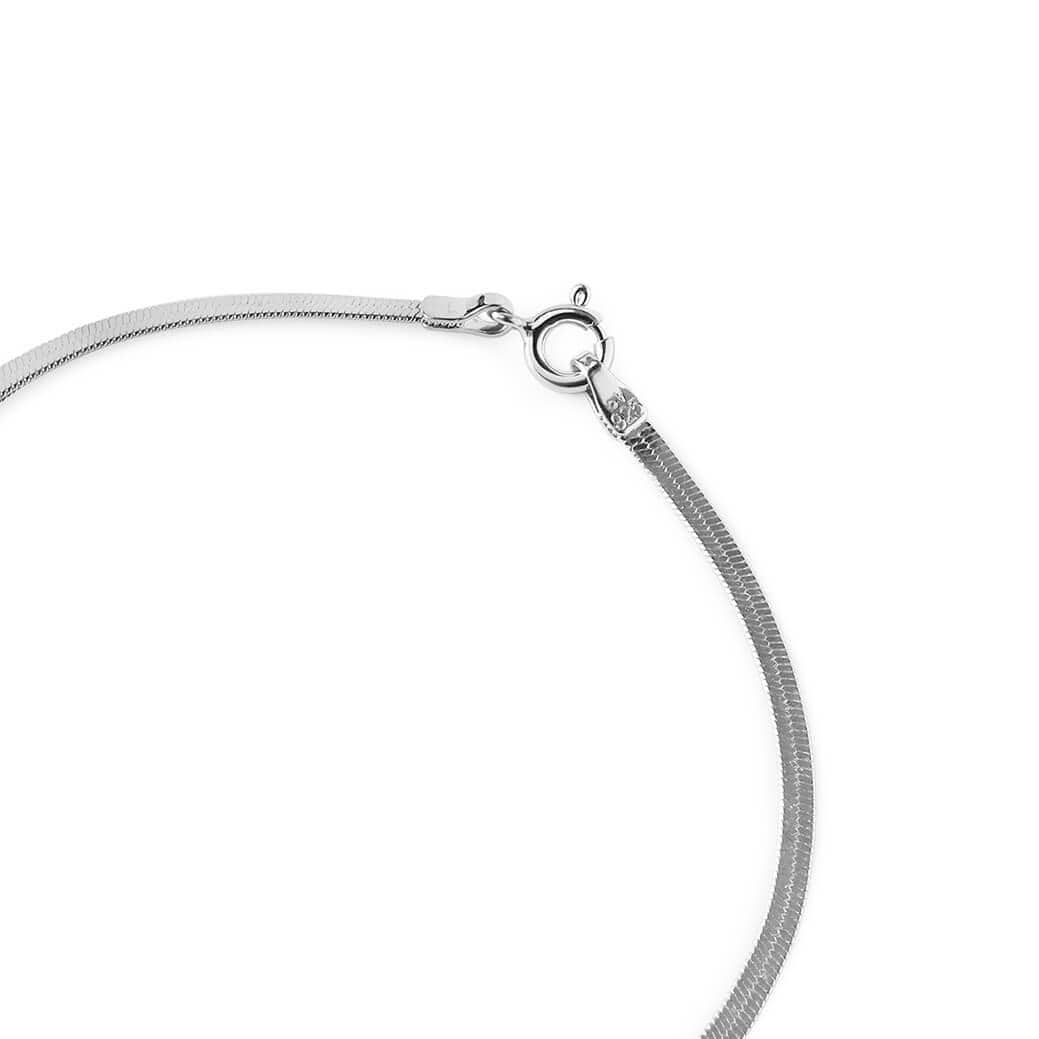 Silver Bracelet Flat Link