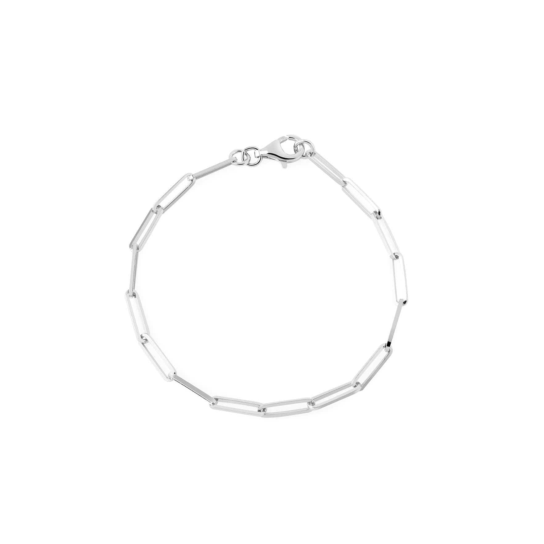 Silver Bracelet Long Link