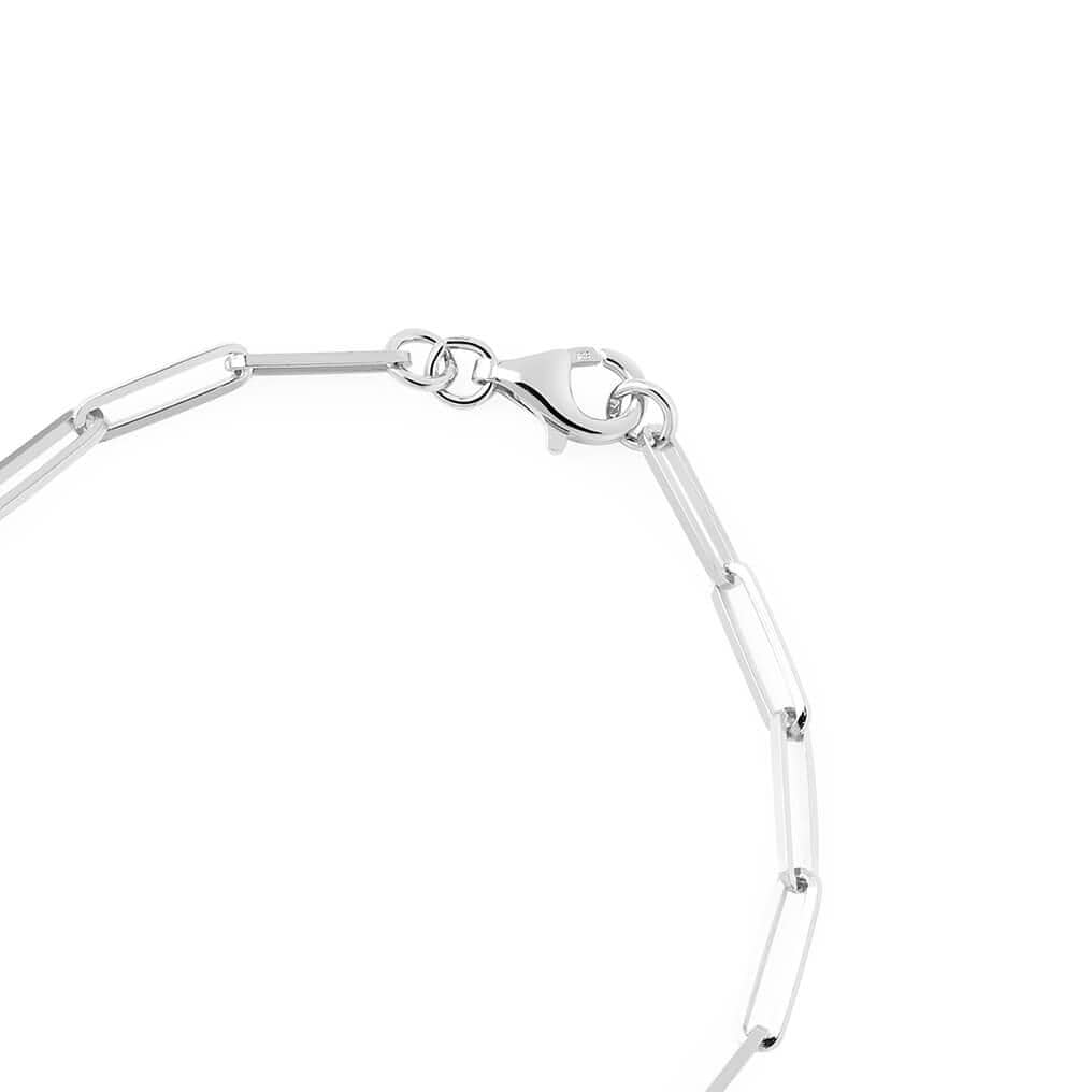 Silver Bracelet Long Link - Juulry.com