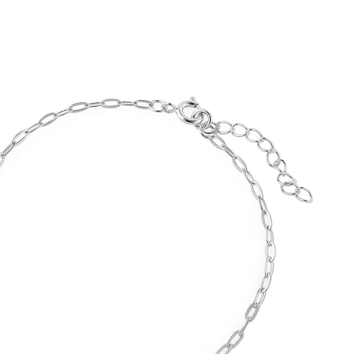 close-up silver Bracelet Short Link