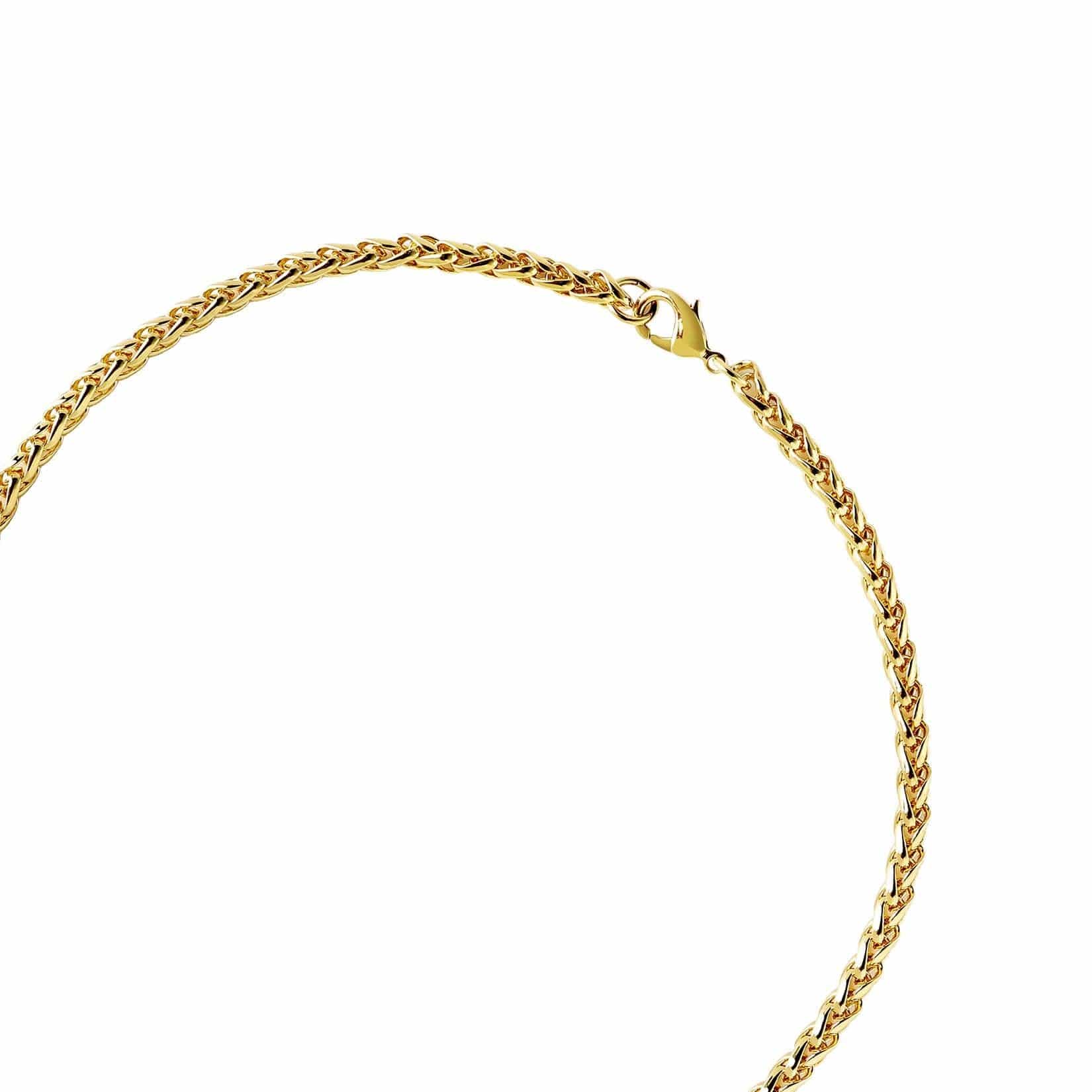 Gold Plated Chunky Chain Necklace - Juulry.com