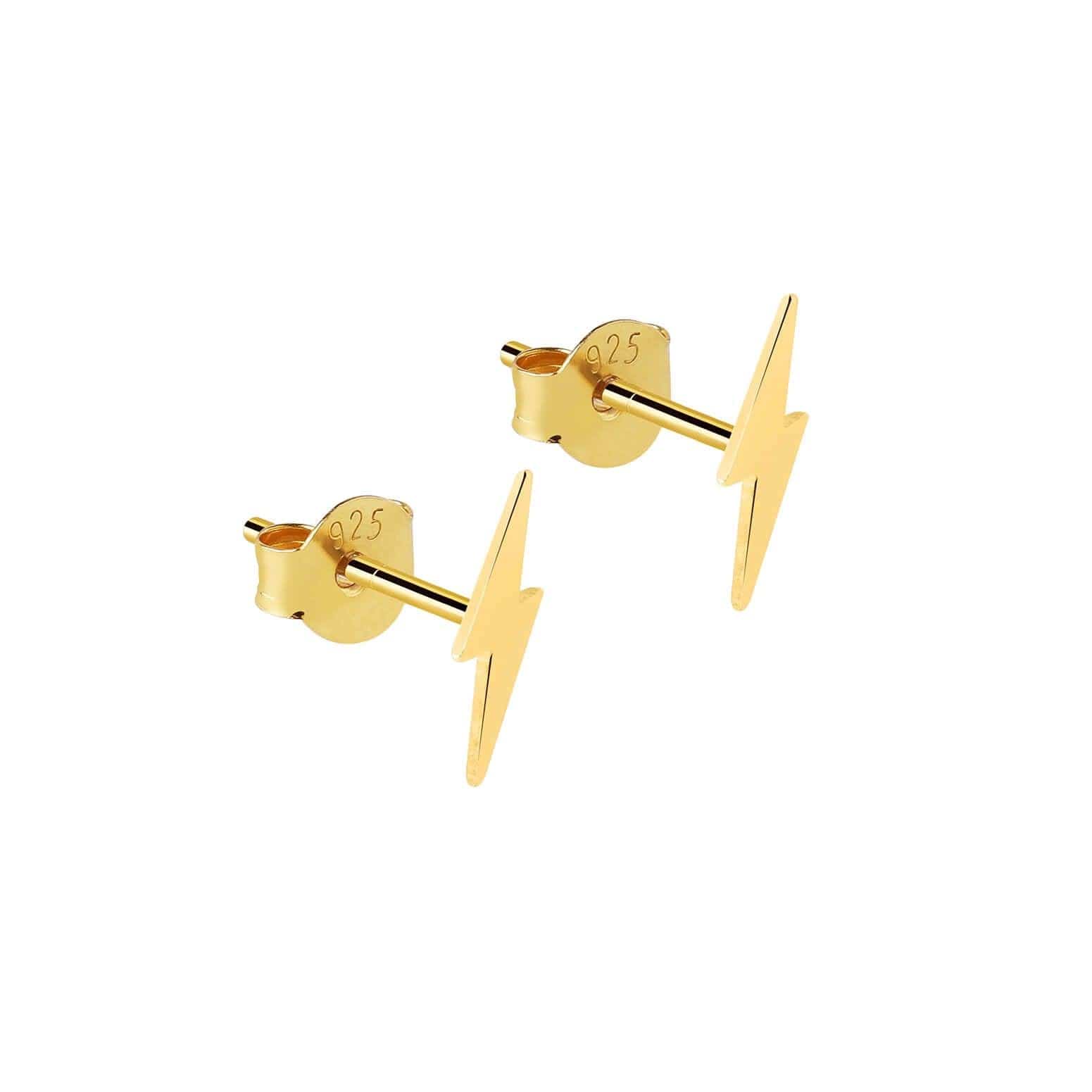 gold plated Flash Stud Earring