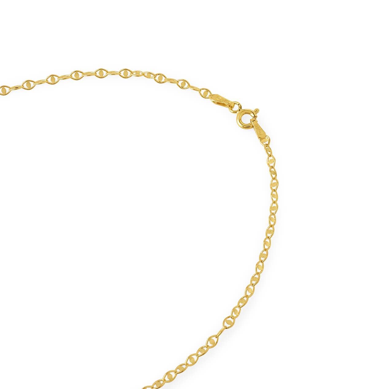 gold plated necklace tiger link