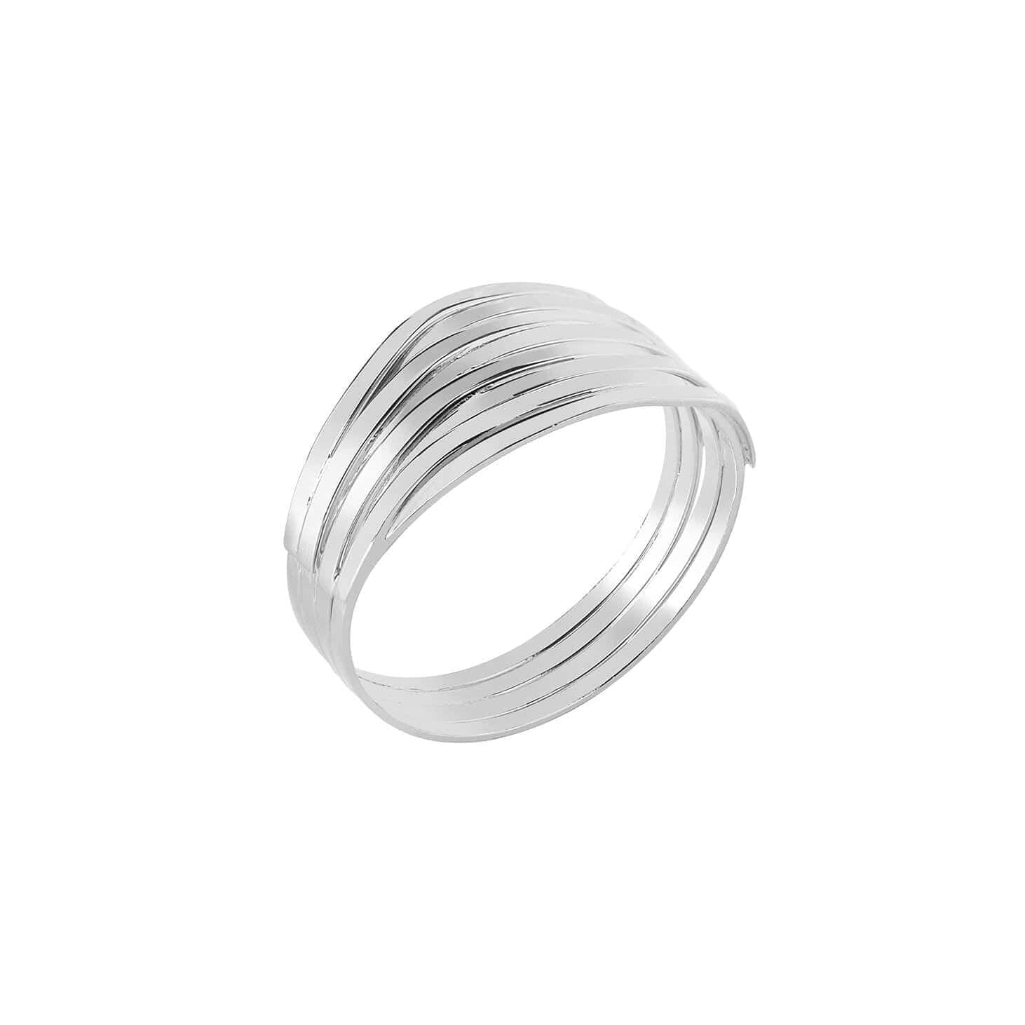 silver twisted ring