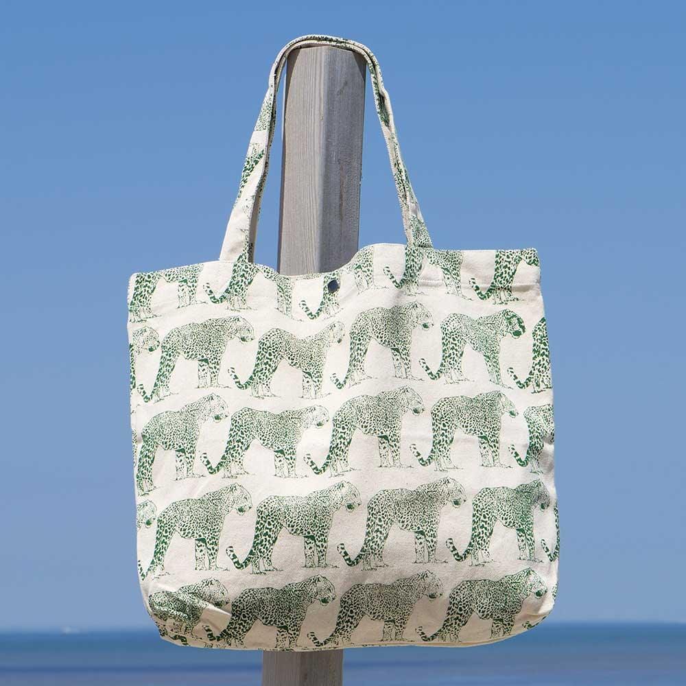 Beach Bag Tiger Green - Juulry.com